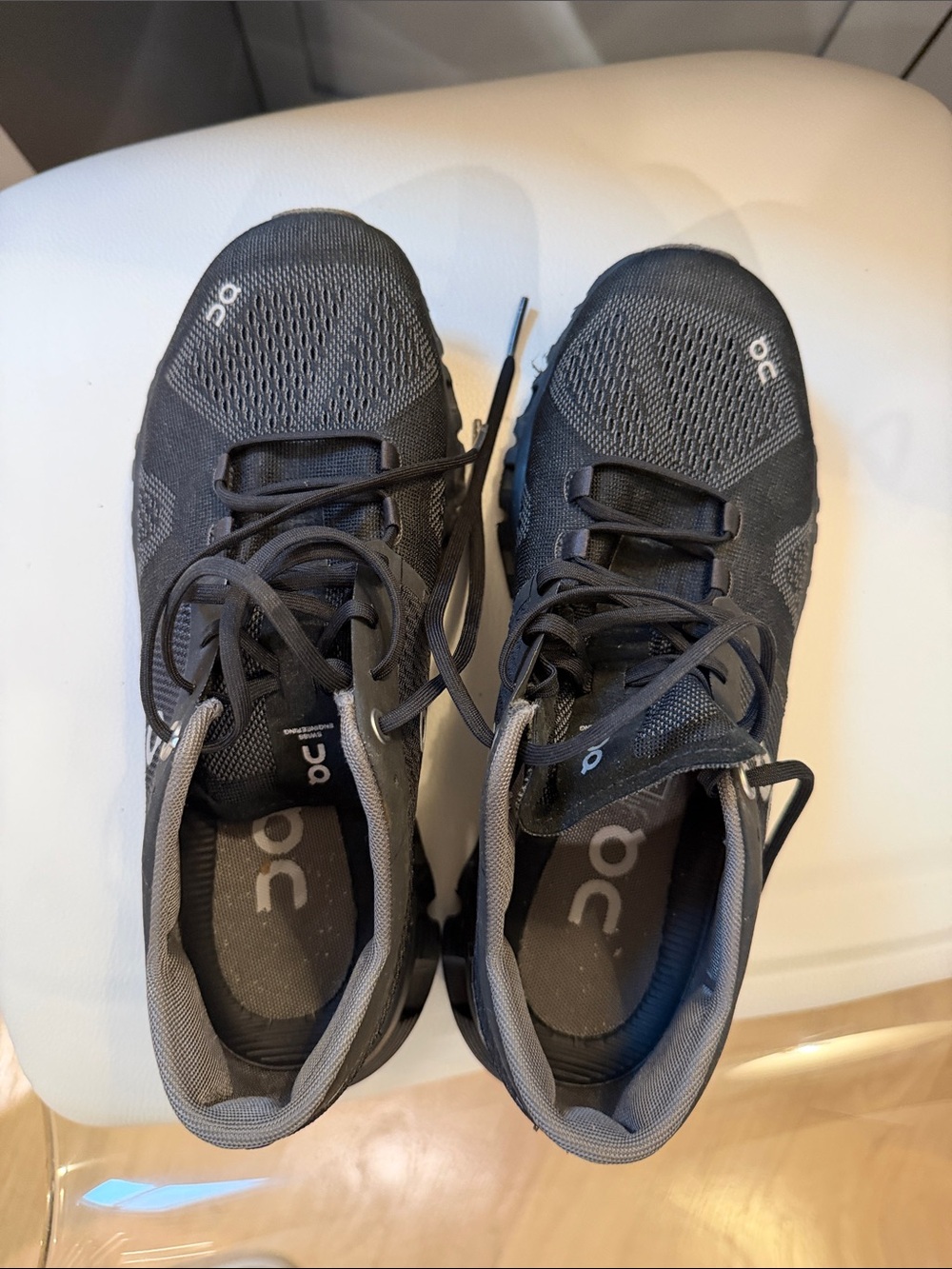 On Running Womens Athletic Shoes - Black